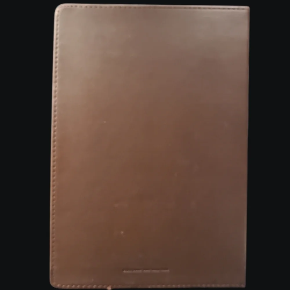 JOURNAL-JOHN 3:16 VERSE ON FRONT IN SHAPE OF CROSS- BROWN - NEW